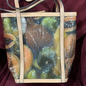 Maxx Shoulder bag, colorful fruit design gently used